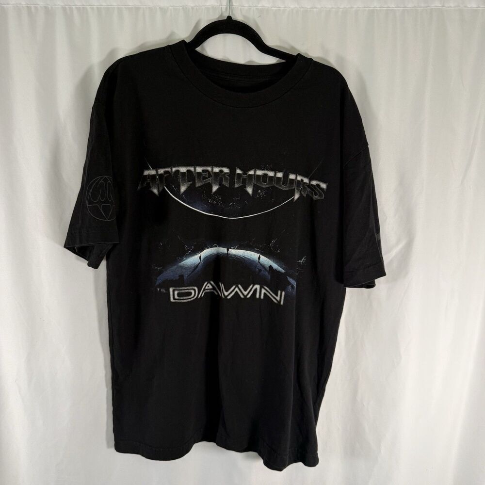 The Weeknd After Hours Til Dawn Tour T-Shirt Unisex Large Short Sleeve Black